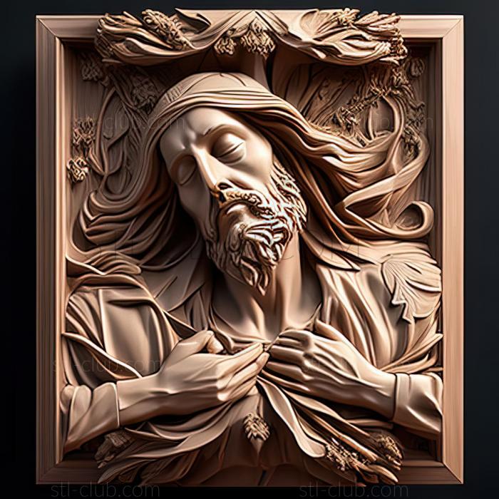 3D model st jesus (STL)